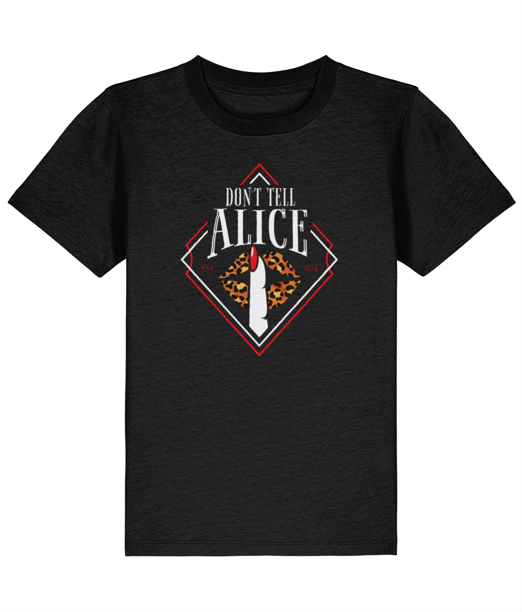 Kids Leopard Black T-Shirt